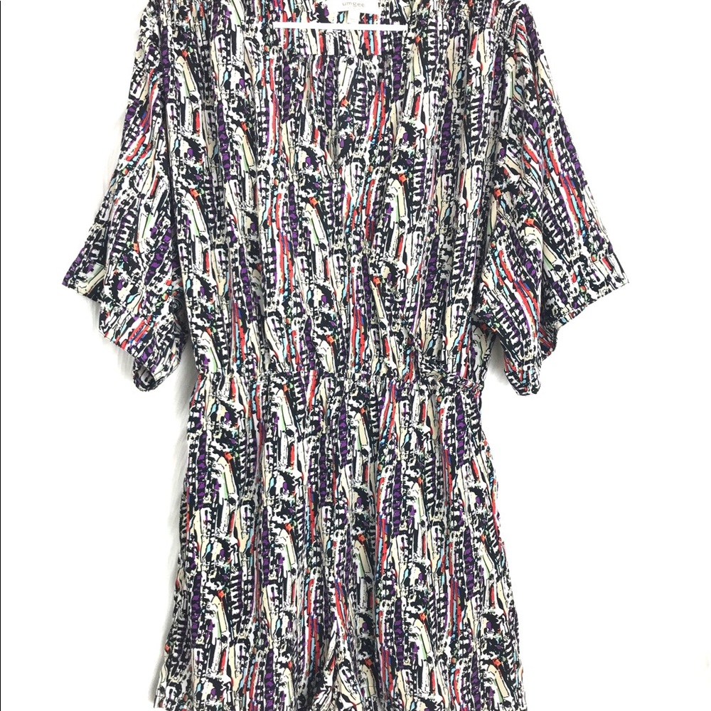 Umgee romper large faux wrap